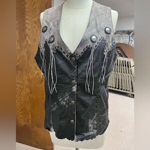 Stylish Black and Gray Women's Vest